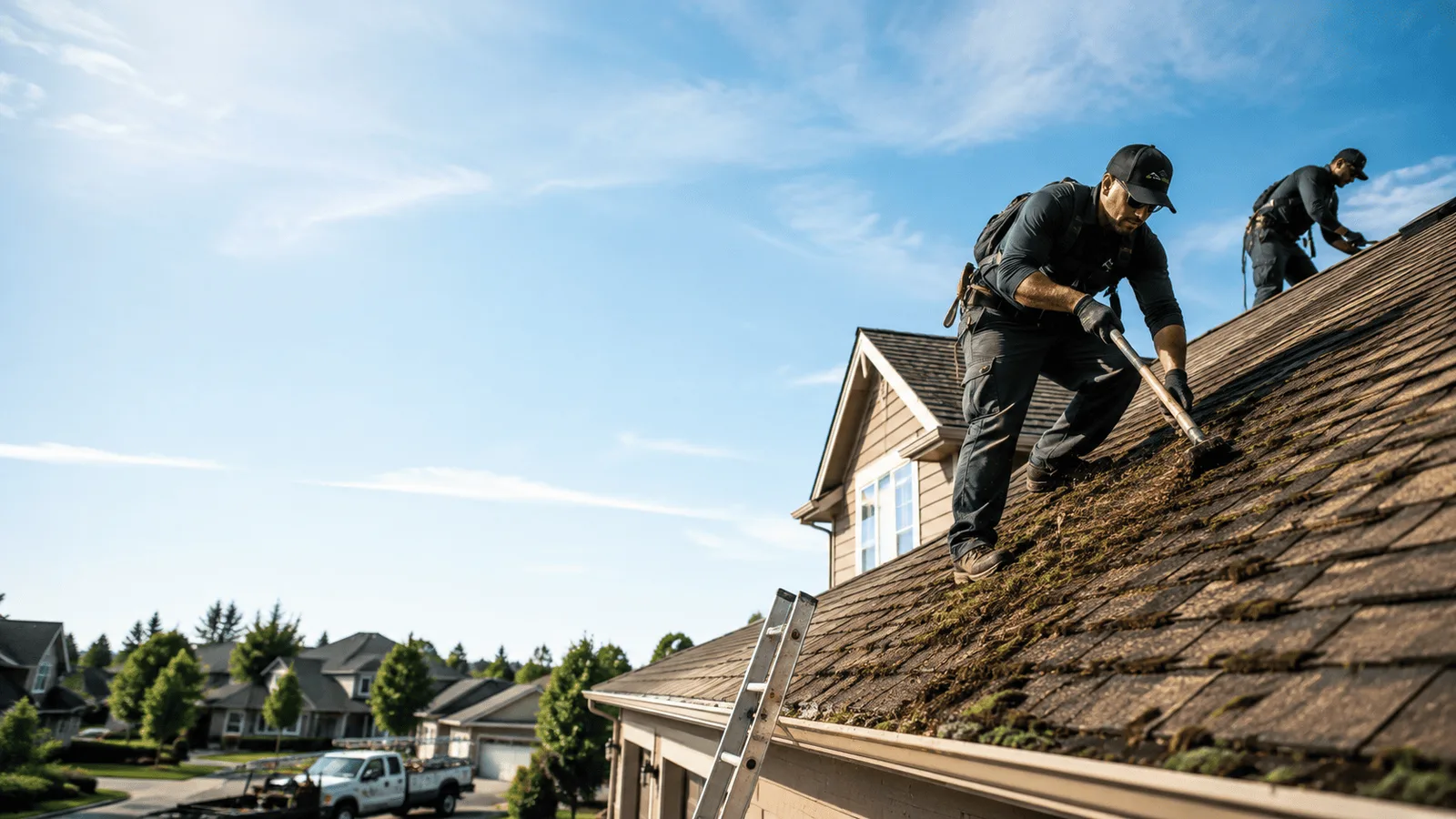 Roof Moss Removal in Millville, MN near me